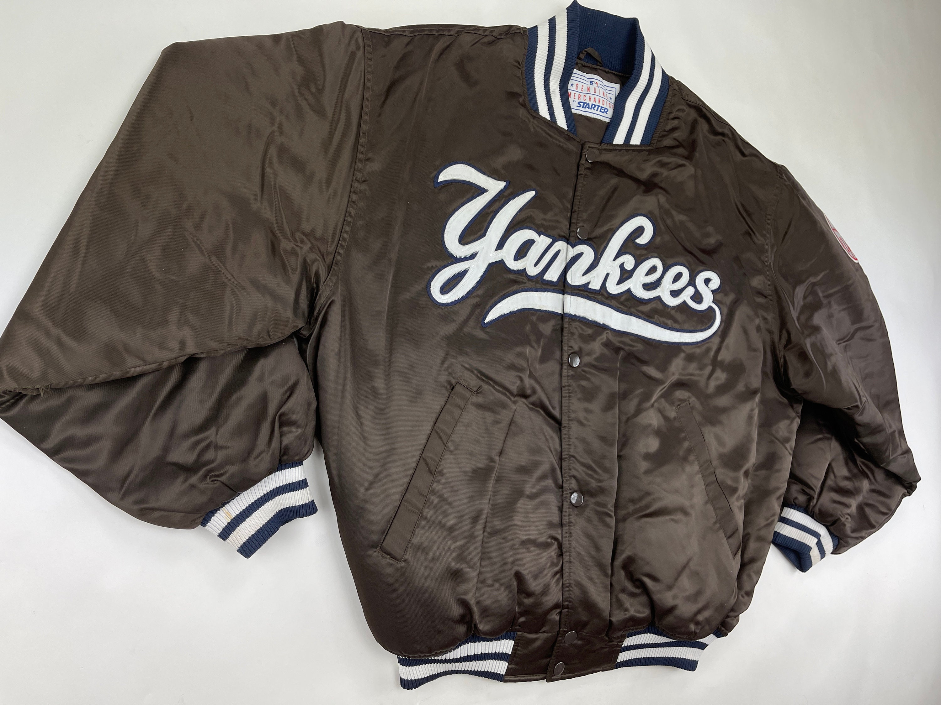 STARTER New York Yankees Jacket Brown Vintage Baseball - Etsy Canada