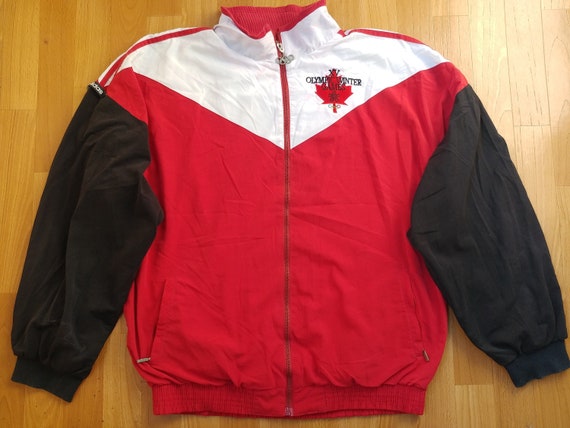 Adidas Vintage Olympic Winter Games St Moritz 1928 crewneck Sweatshirt, Sweater Jacket, 80s old school hip hop clothing, red men's size XL Adidas Vintage Olympic Winter Games St Moritz 1928 crewneck Sweatshirt, Sweater Jacket, 80s old school hip hop clothing, red men's size XL