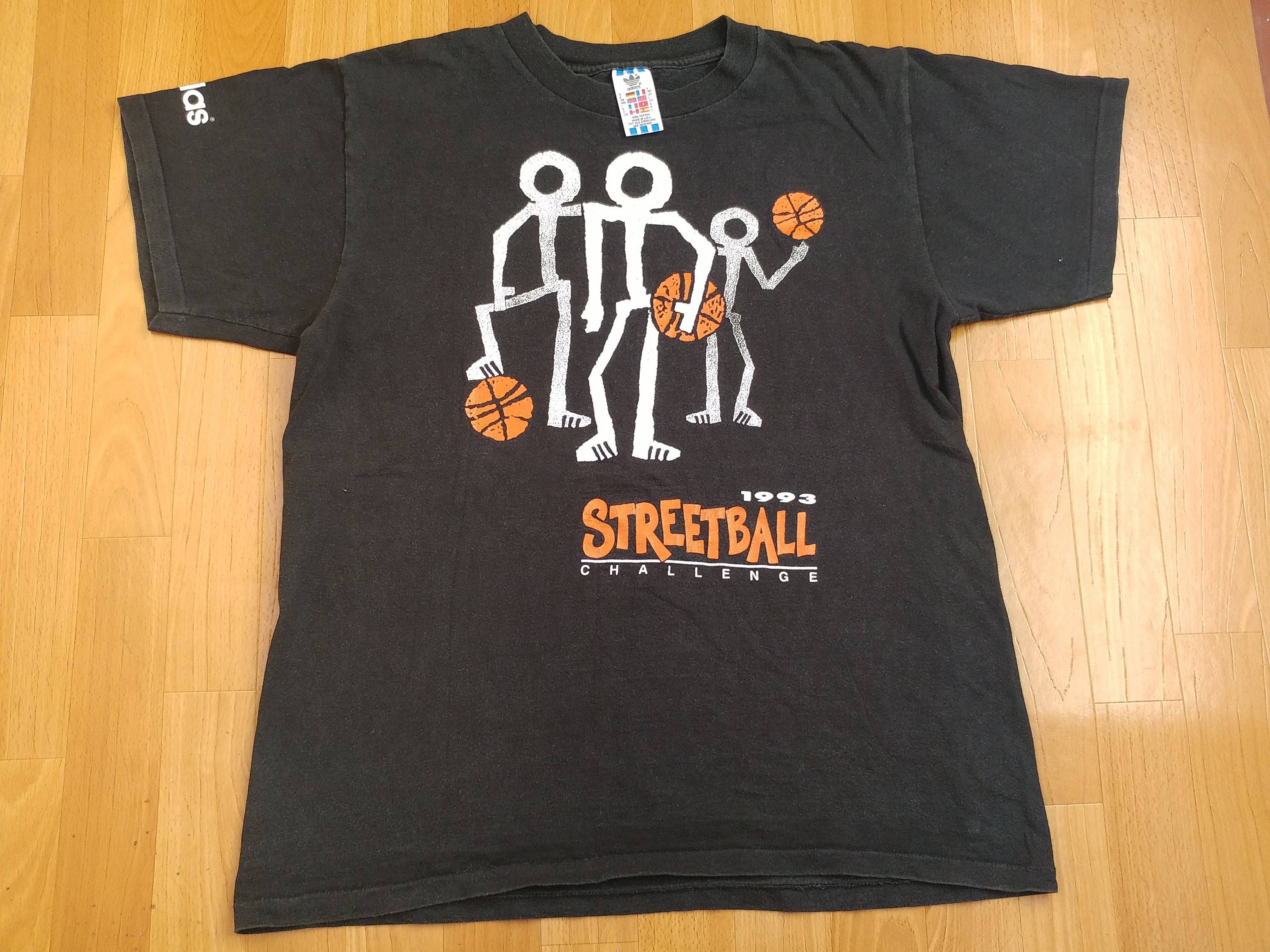 Dureza guitarra Portal Adidas Streetball Challenge T-shirt 1992 Vintage Hip Hop - Etsy Singapore