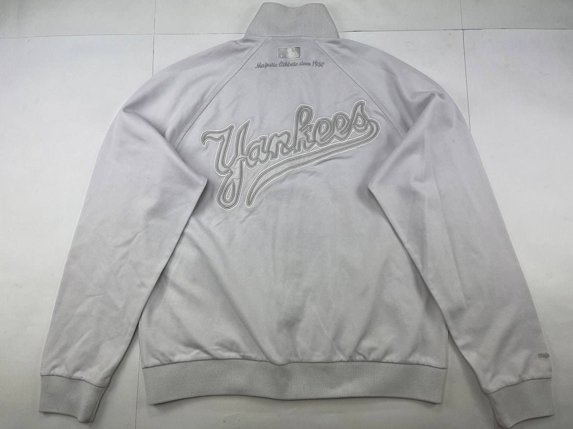 MLB New York Yankees Jacket White Cooperstown Collection Etsy