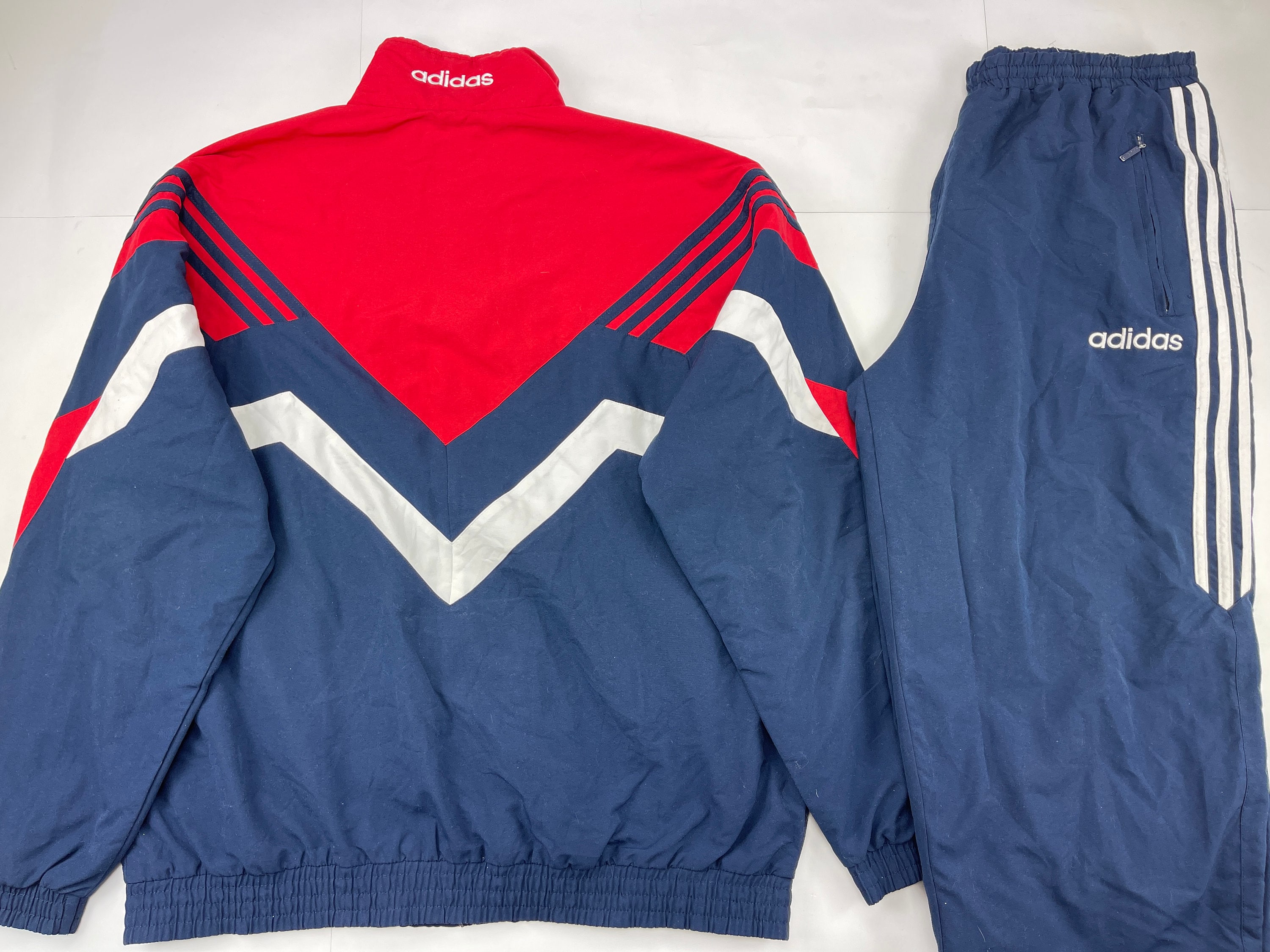 ADIDAS Tracksuit Blue Vintage Track Suit Jacket Pants Etsy