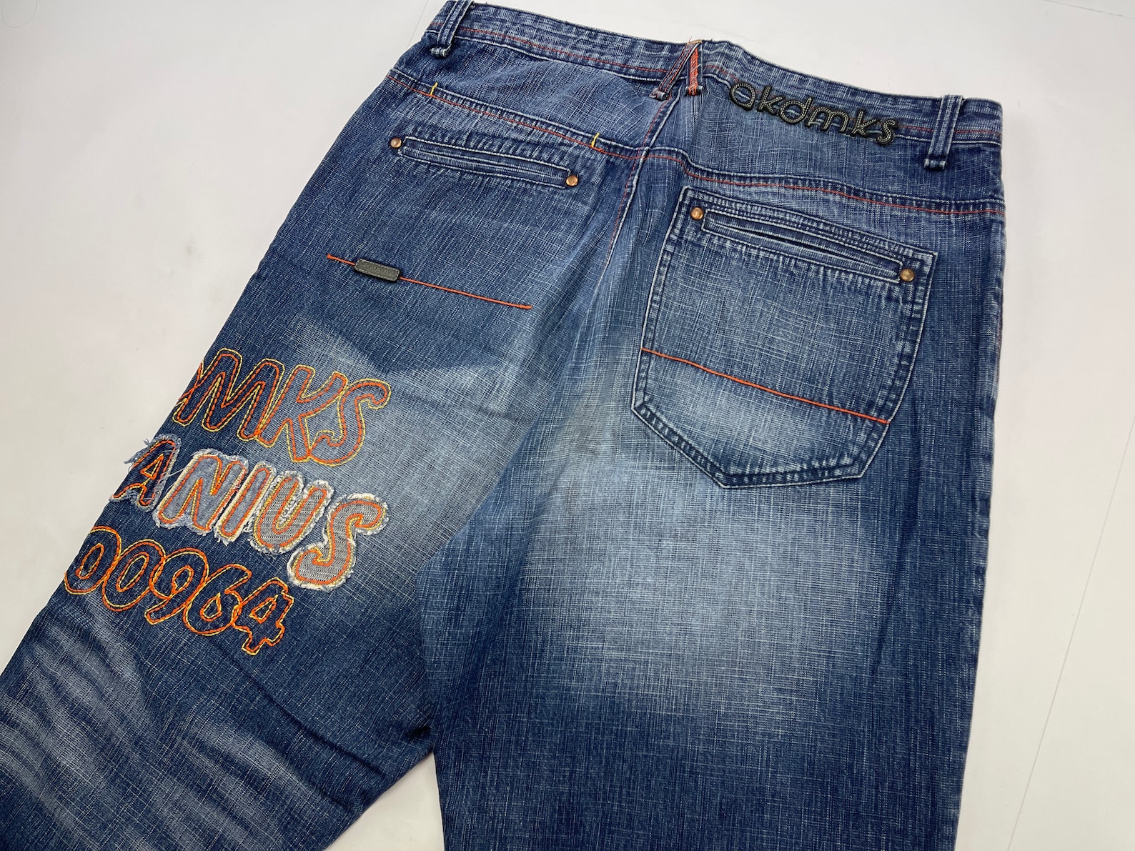 Akademiks Jeans Blue Vintage Baggy Pants 90s Hip Hop - Etsy