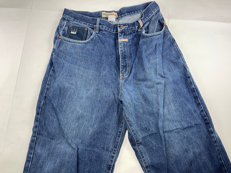 Damani Dada Jeans Vintage Baggy Jeans 90s Hip Hop Clothing | Etsy