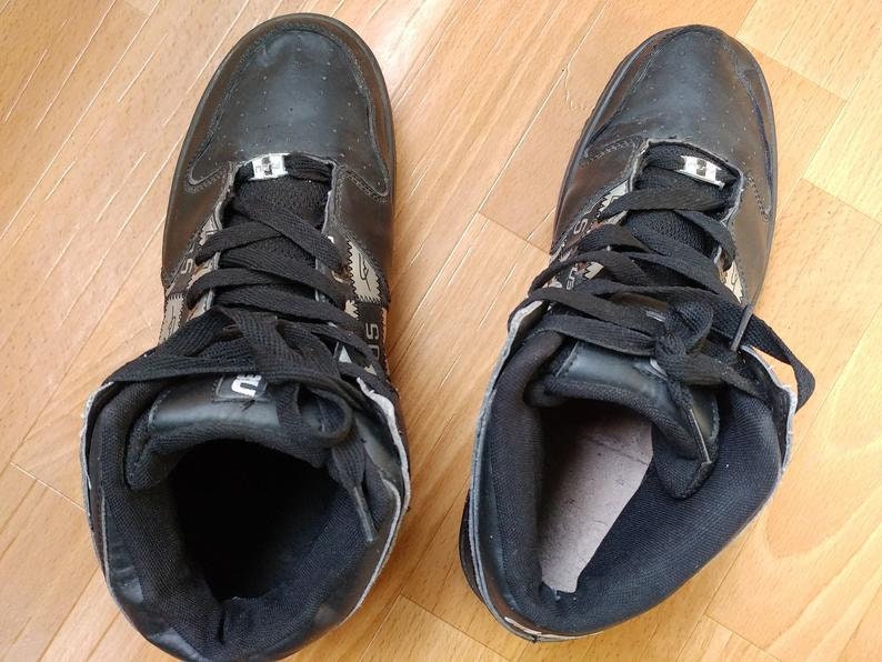 FUBU sneakers black vintage hip hop shoes 90s hiphop Etsy