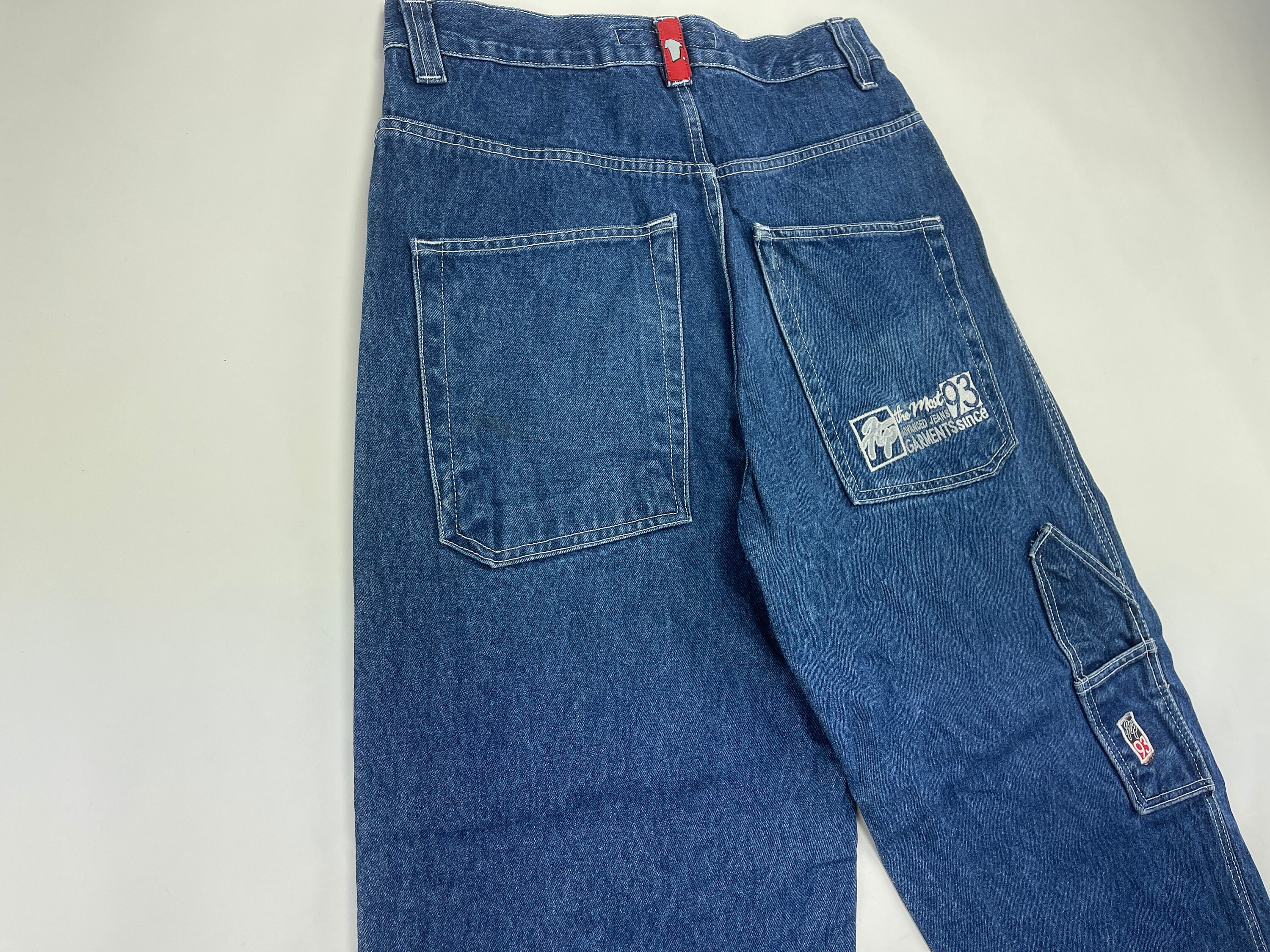 W Hop Vintage 32 Streetwear, Freeman Mens 1990s, Hip Etsy Porter Clothing, Baggy School Old 90s Blue Jeans, Size Jeans, Rap, - T. Carpenter Hip-hop