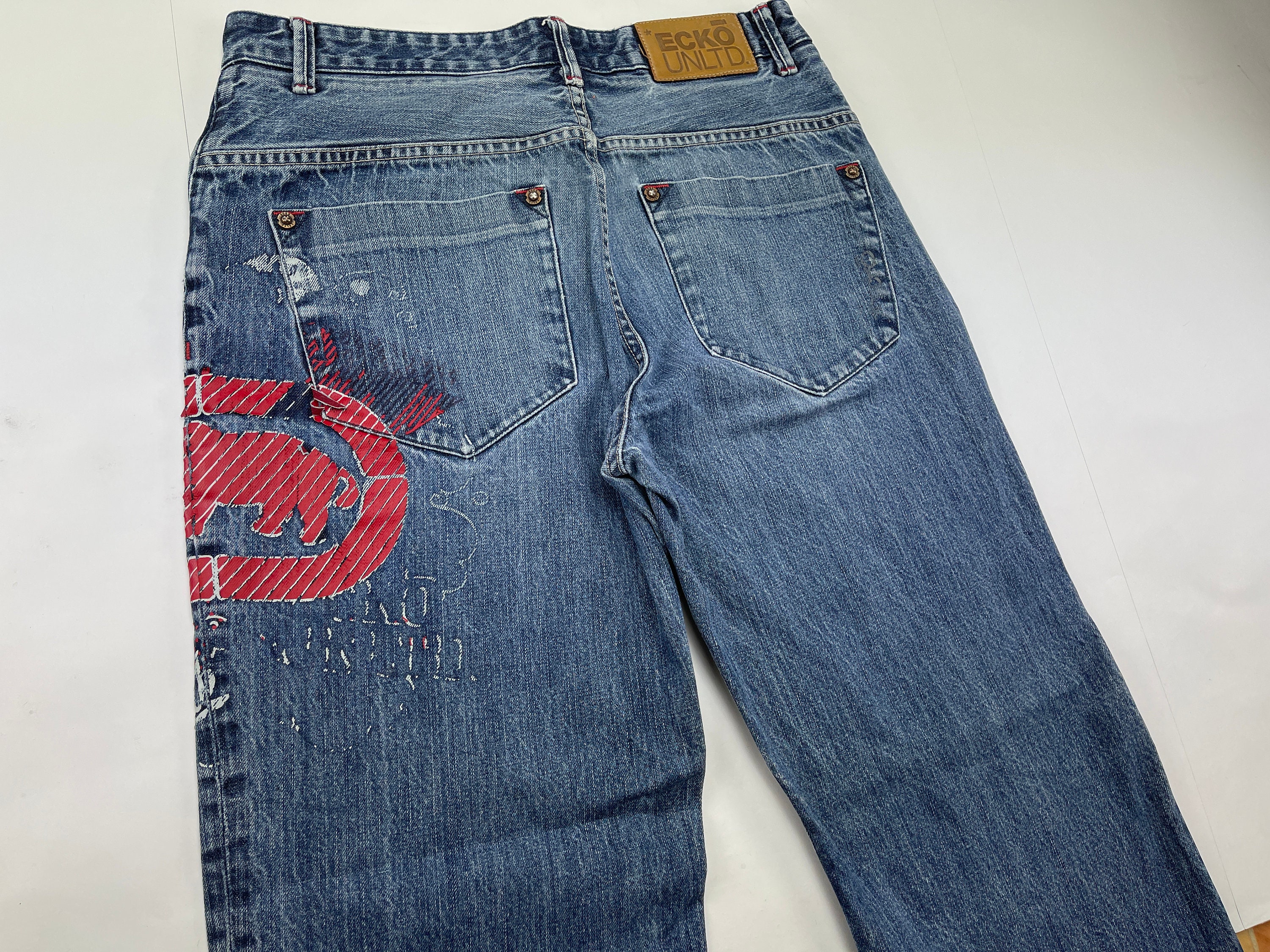 Ecko Unltd Jeans Blue Vintage Baggy 