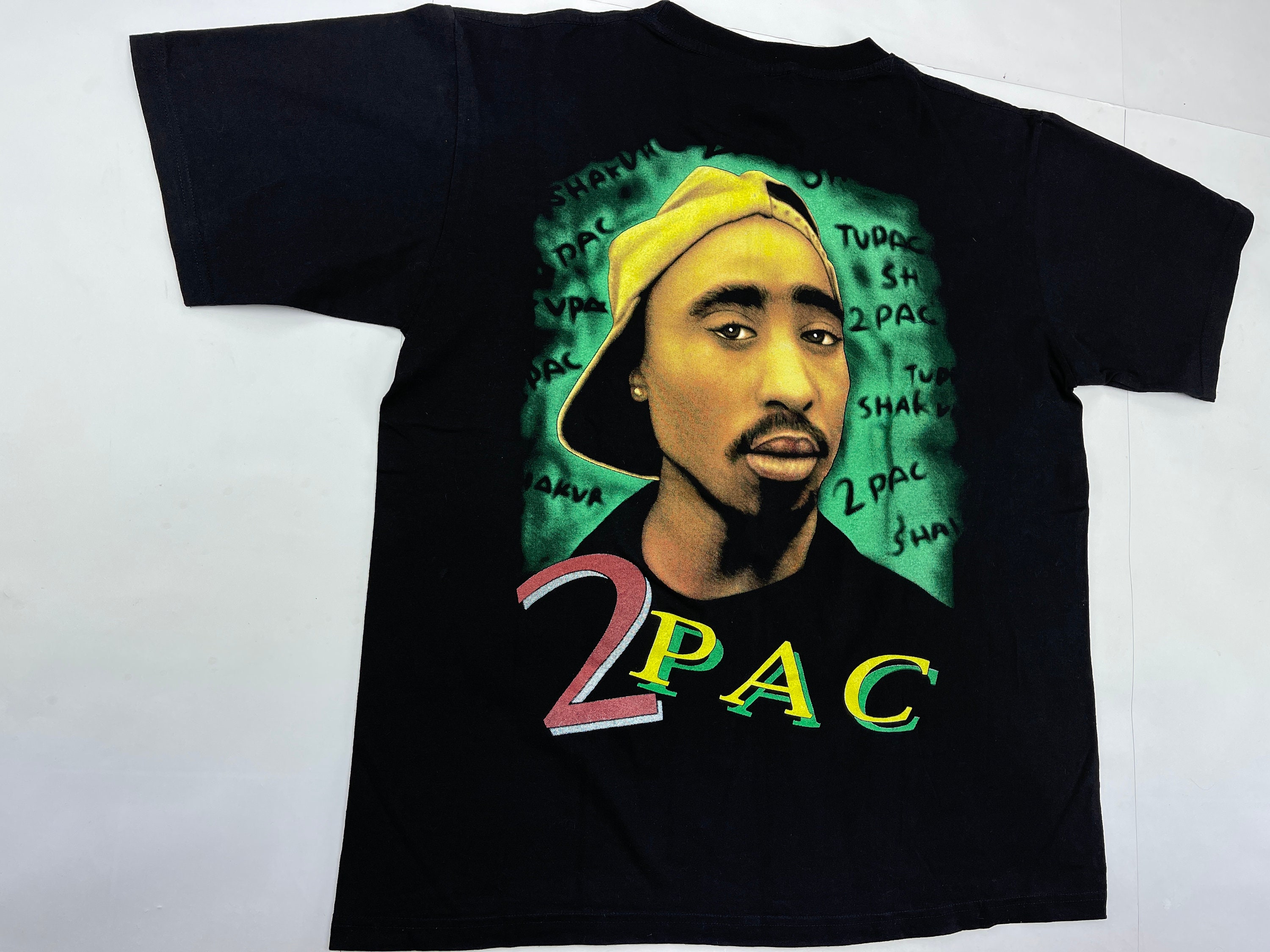 2pac t-shirt black Tupac shirt Makaveli shirt 90s hip hop - Etsy 日本