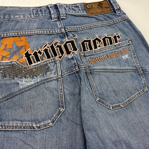 TRIBAL Gear jeans blue vintage baggy jeans 90s hip hop | Etsy