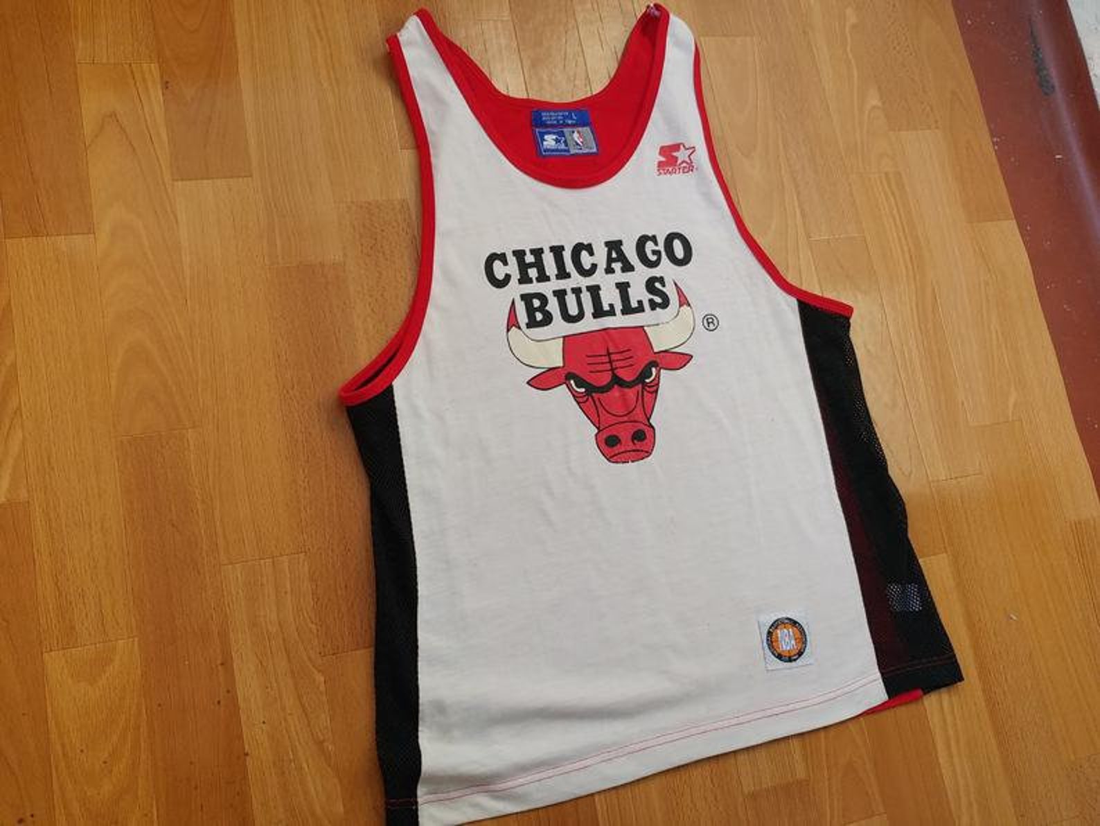 Starter Chicago Bulls jersey NBA officially licensed tshirt Etsy