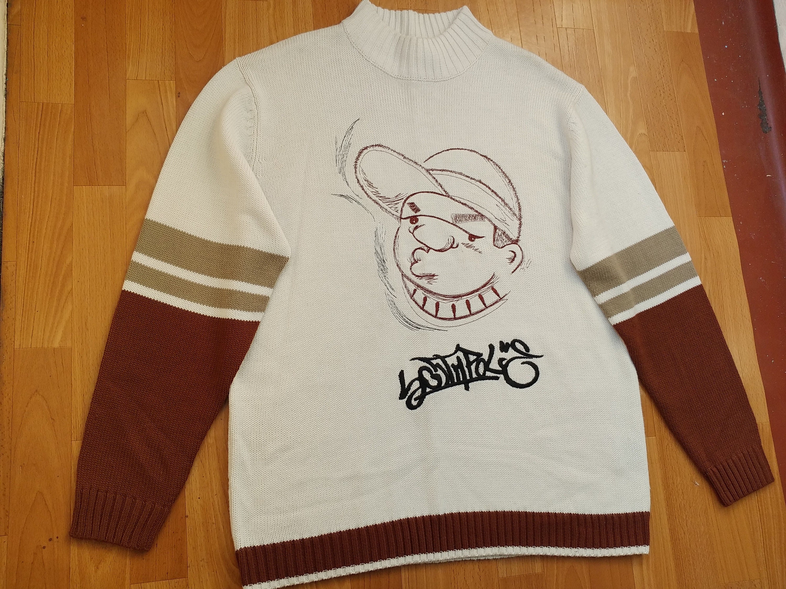 Sudadera blanco jersey vintage del Polo Sur ropa - México