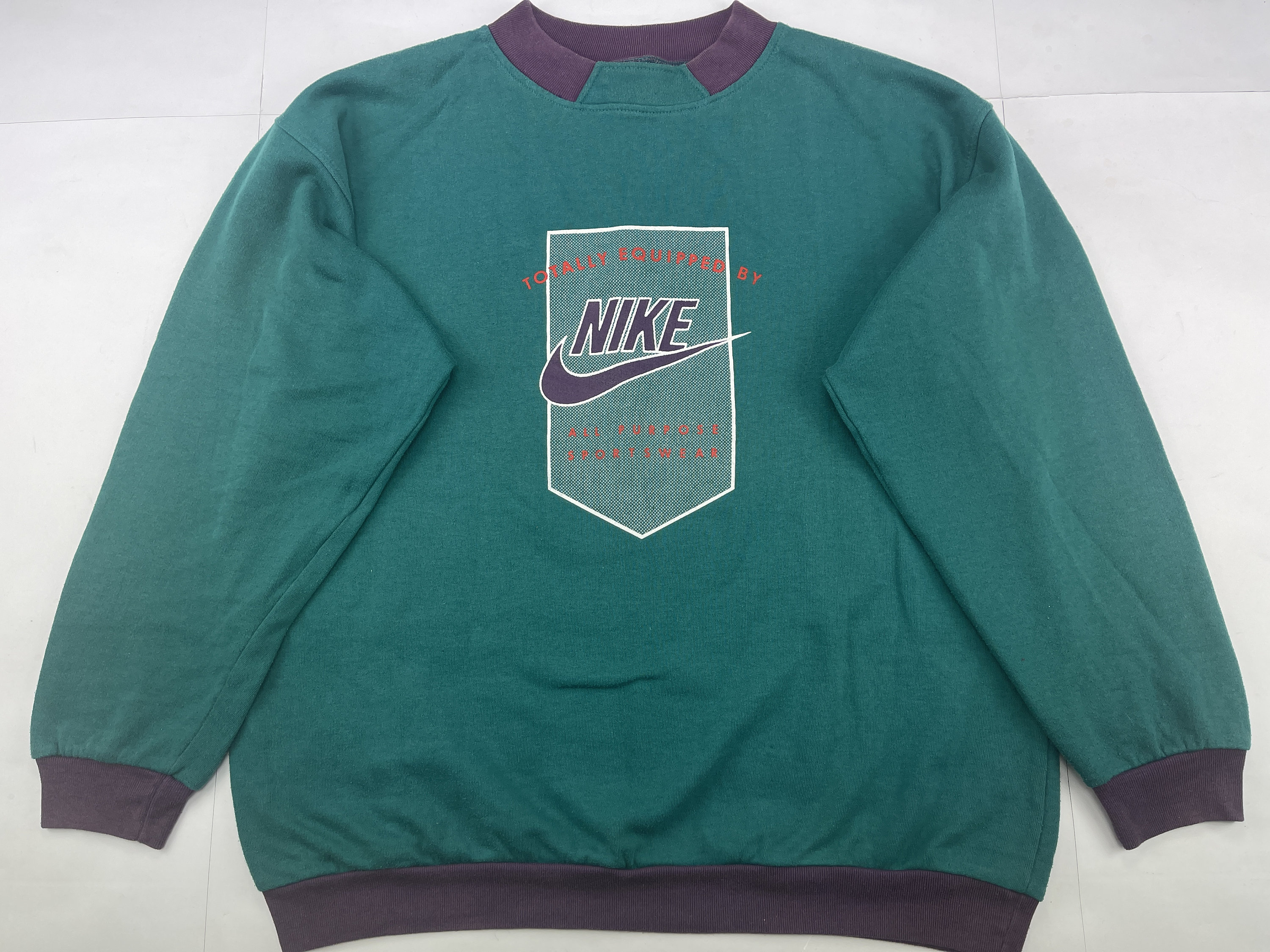 bereiden eeuwig invoeren NIKE Sweatshirt Green Vintage Track Top 90s Hip Hop - Etsy Israel