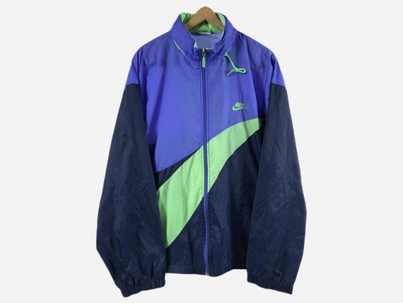 NIKE Jacket Vintage Blue Windbreaker 