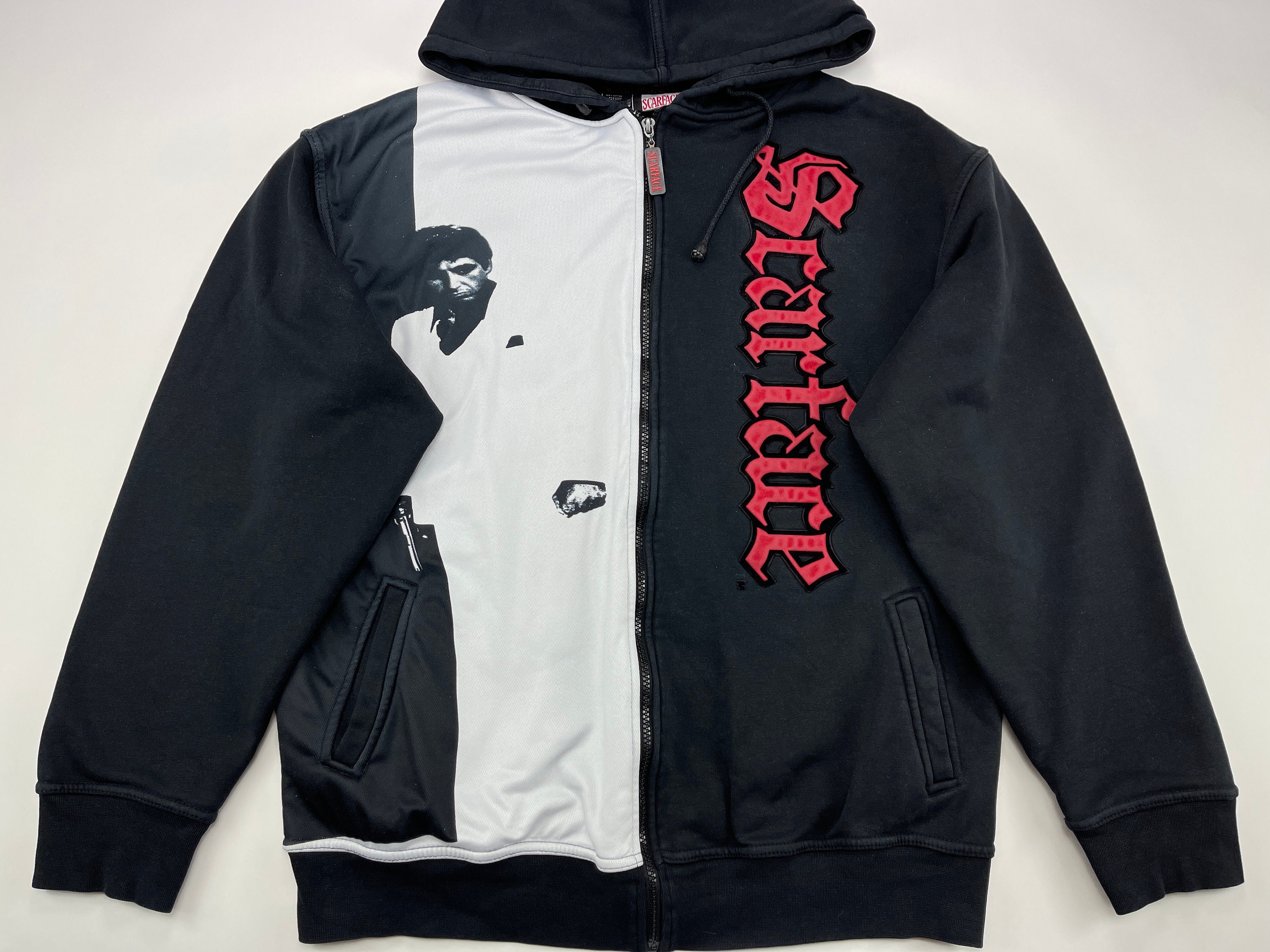 scarface hoodie black