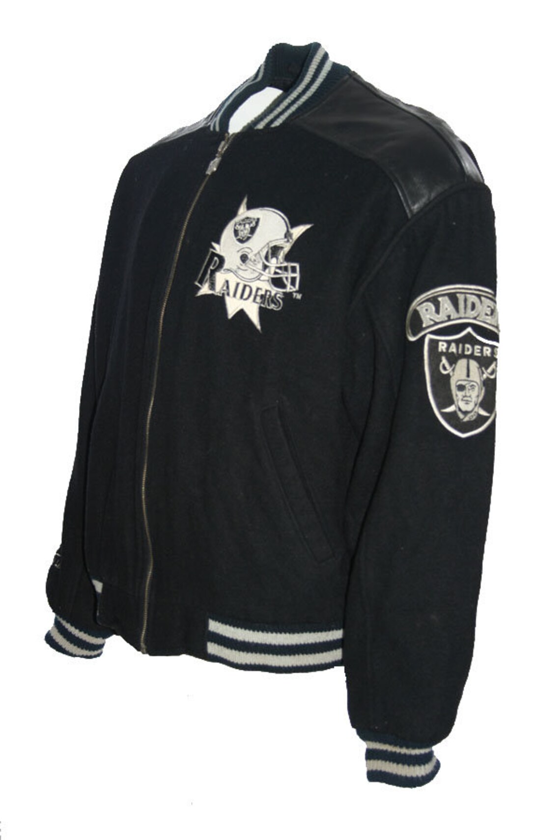 Oakland Raiders Jacket Vintage Los Angeles Raiders Jacket Etsy
