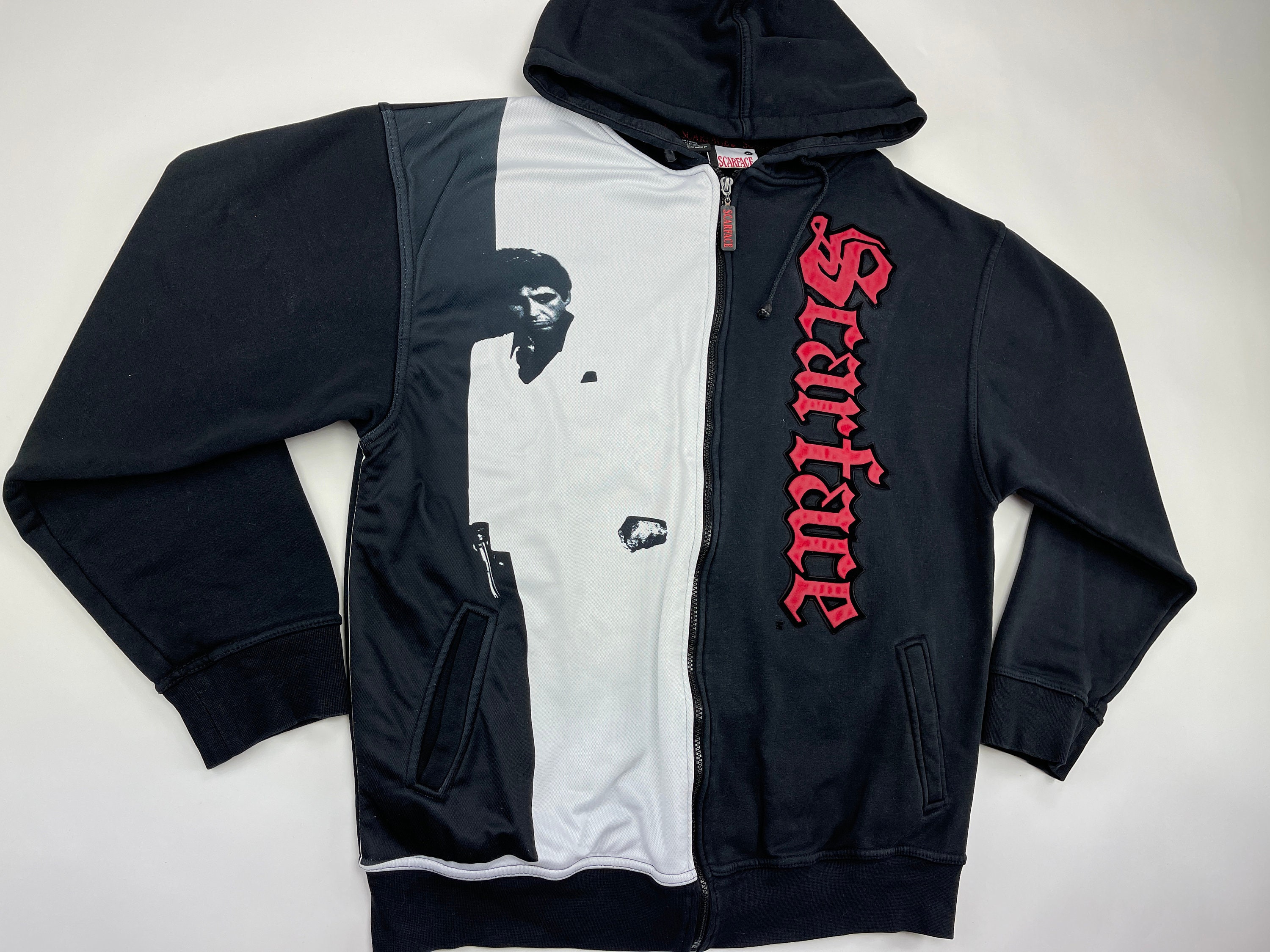 scarface hoodie black