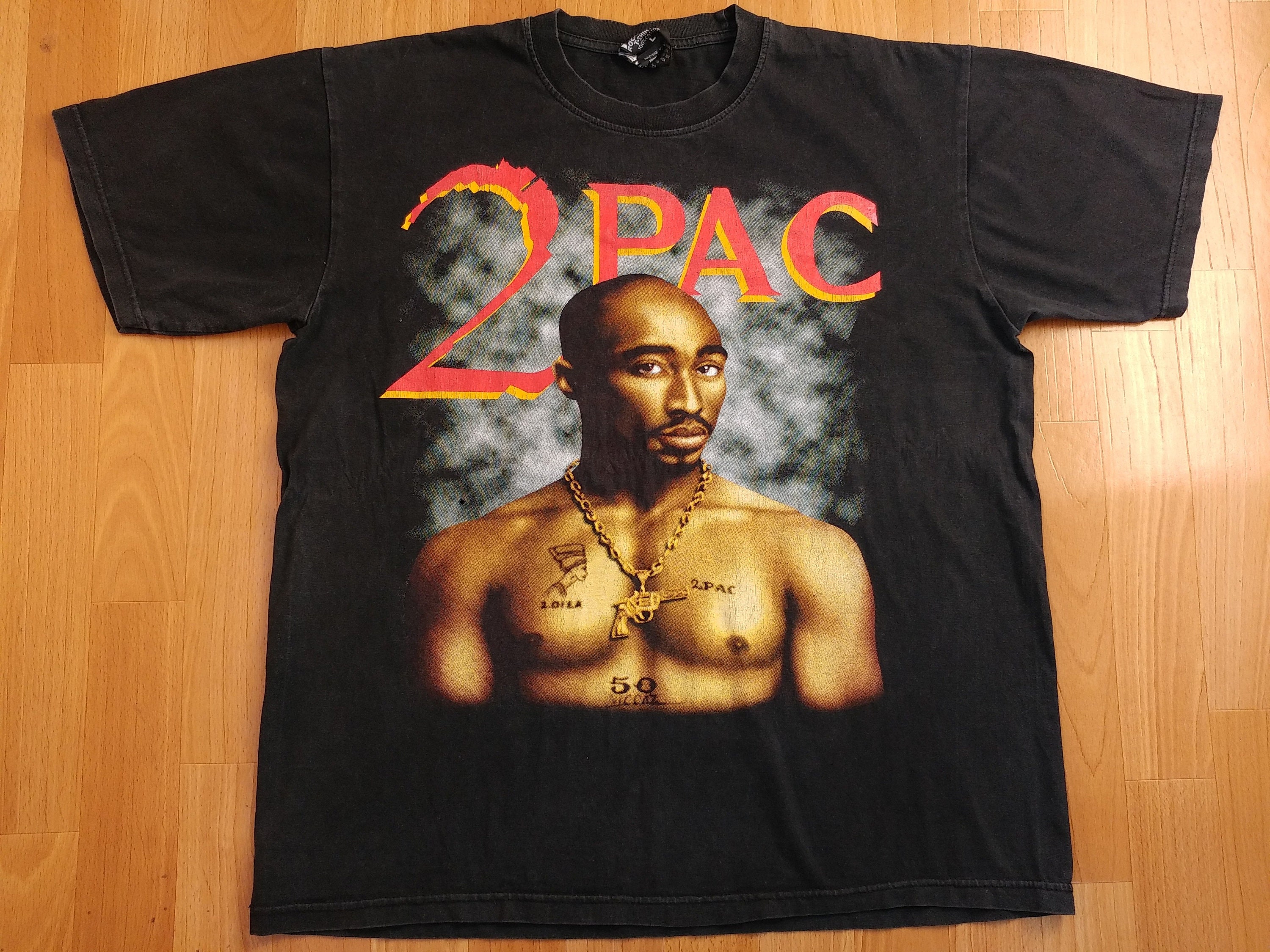 2pac T-shirt Vintage Makaveli Tupac 2 