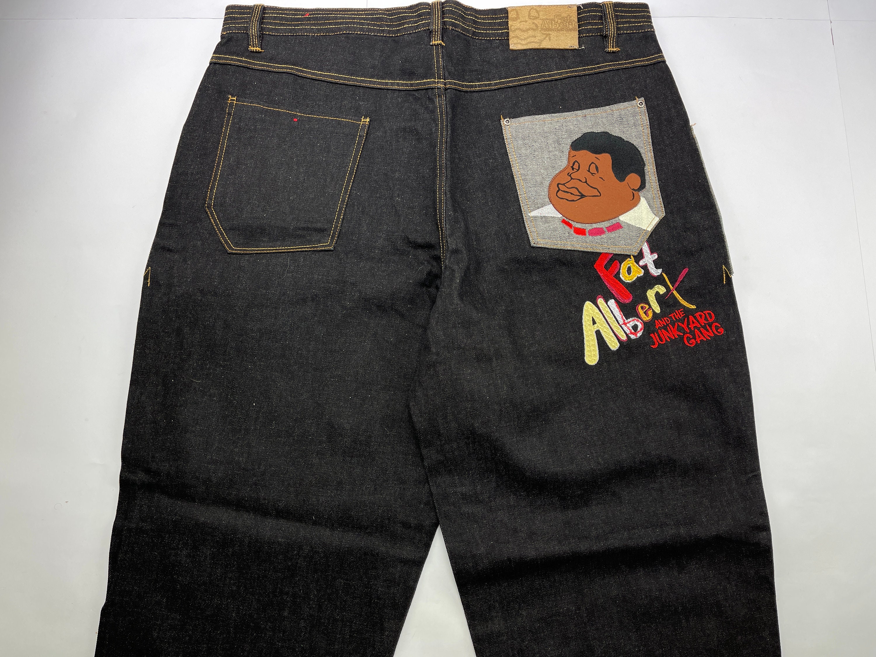 Platinum FUBU jeans, vintage baggy pants, old school, streetwear, 90s ...