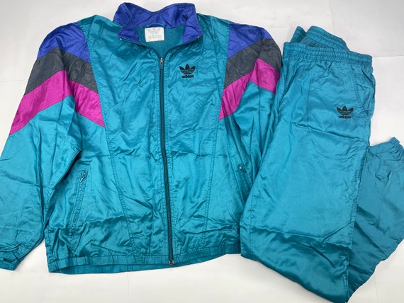 Días laborables exilio Año nuevo Chándal ADIDAS verde neón traje de chándal vintage - Etsy México