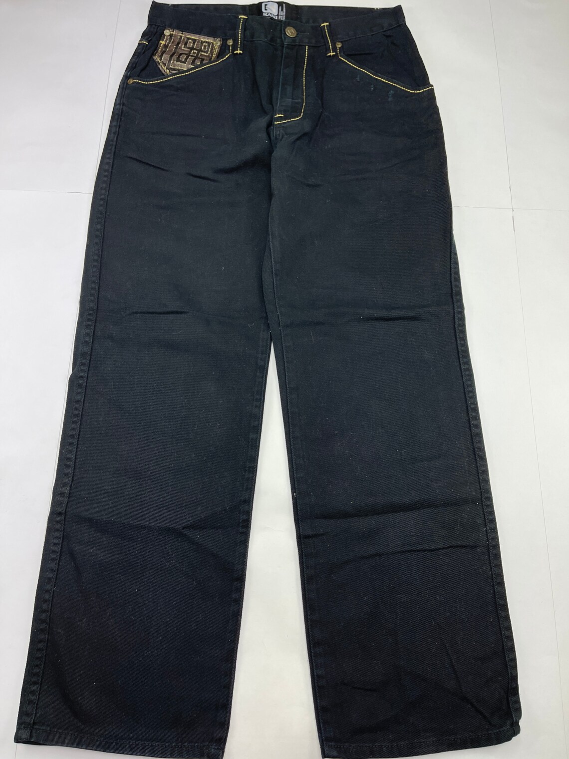 KARL KANI jeans vintage baggy Kani jeans loose black 90s hip | Etsy