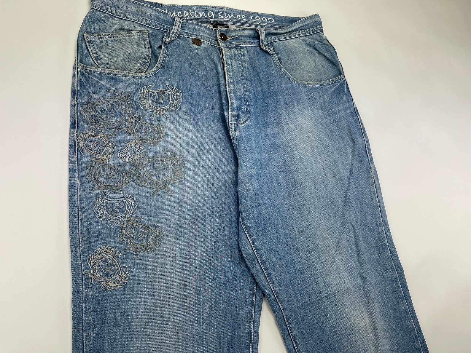 Phat Farm Jeans Blue Vintage Baggy Jeans 90s Hip Hop Etsy