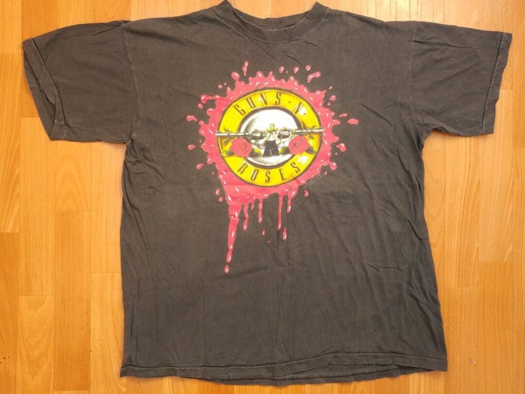 Guns N Roses T-shirt Get in the Ring 1992 World Tour Use - Etsy