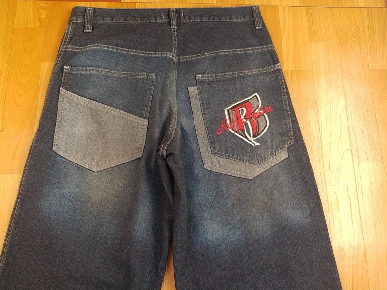 RUFF RYDERS Jeans Vintage Baggy Blue Jeans 90s Hip-hop - Etsy Canada