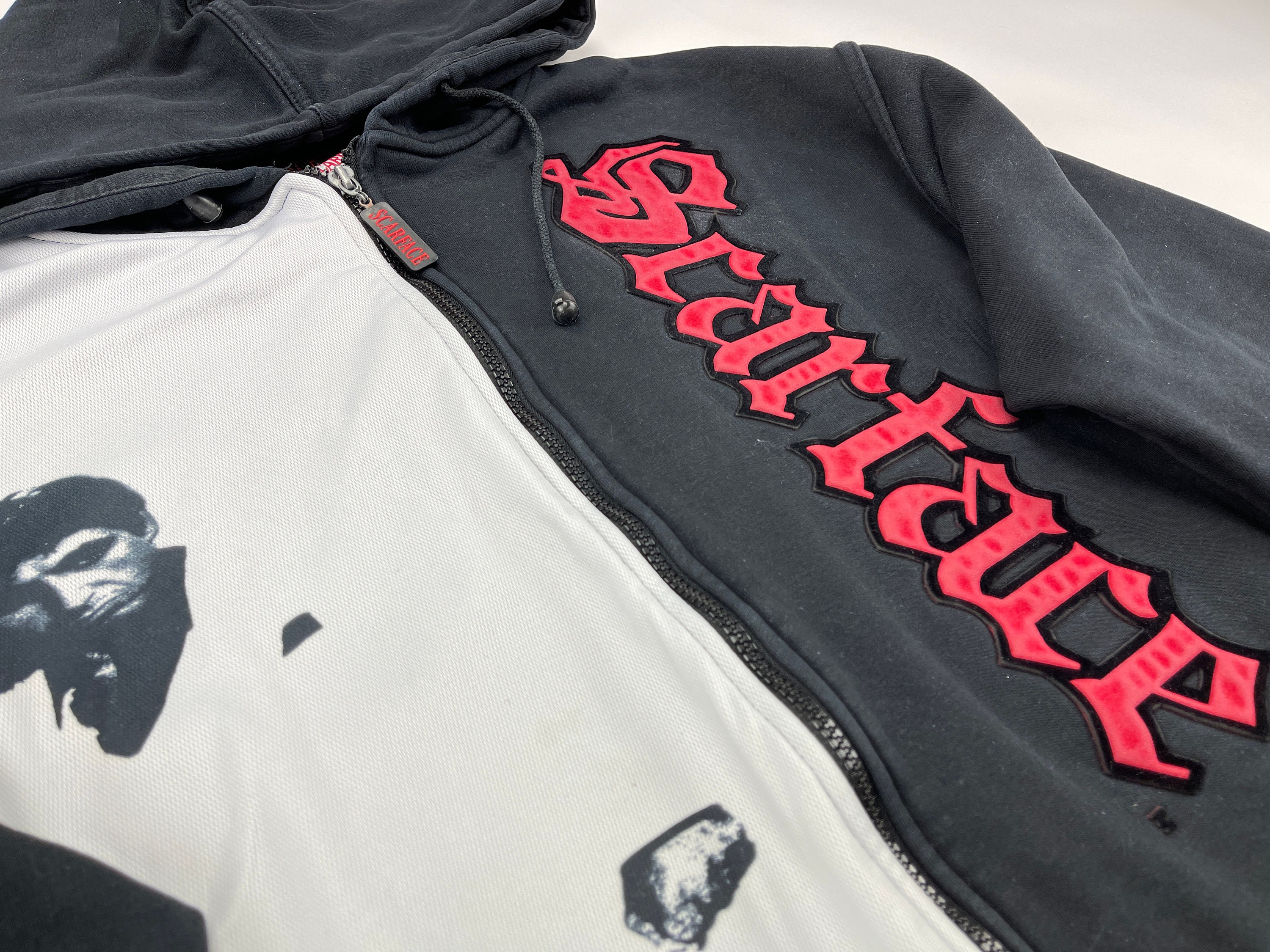 scarface hoodie black