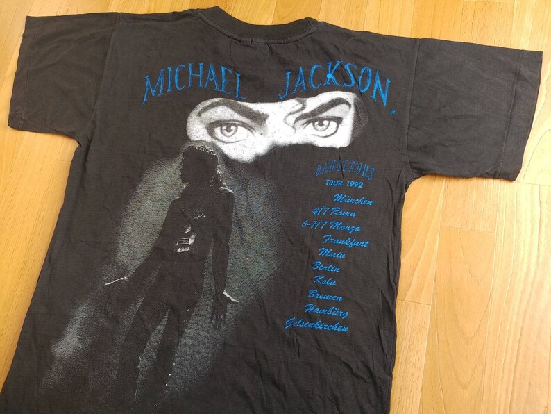 michael jackson concert tshirt