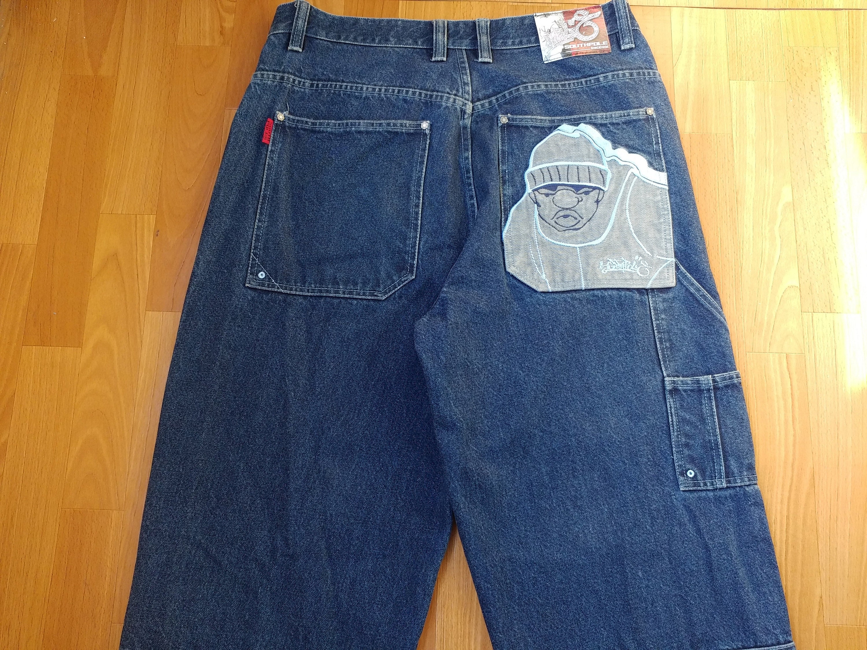 Southpole jeans vintage baggy jeans 90s hiphop clothing Etsy