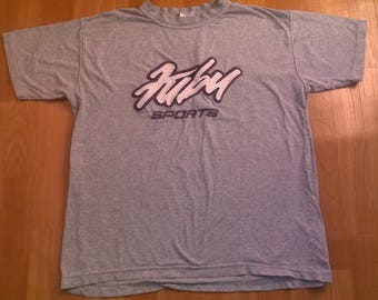 FUBU jersey, vintage t-shirt cotton shirt of 90s hip-hop clothing, 1990s hip hop, gangsta rap, sewn, size M Medium