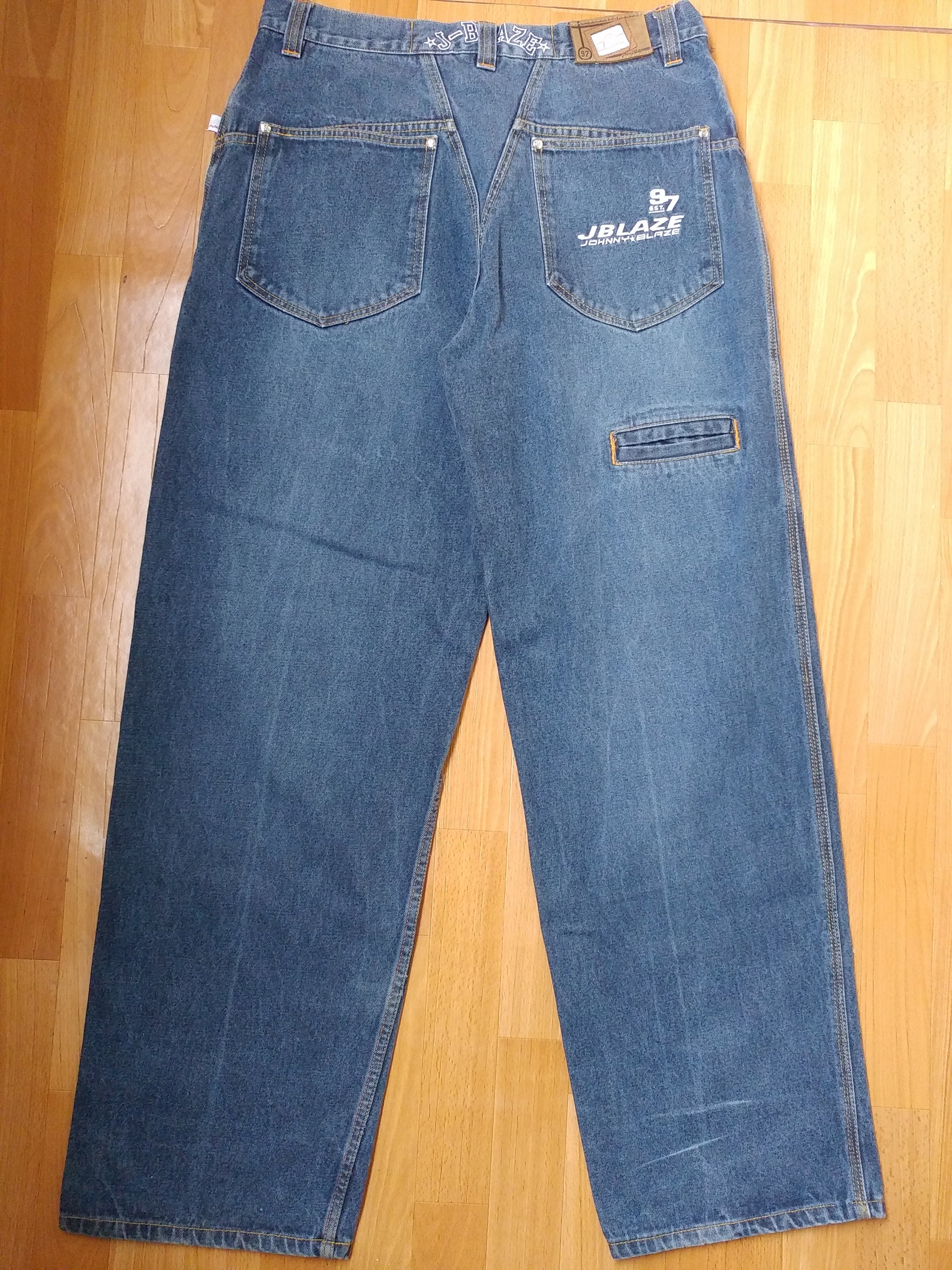 Johnny Blaze jeans old school Wu Wear pants vintage hip hop | Etsy