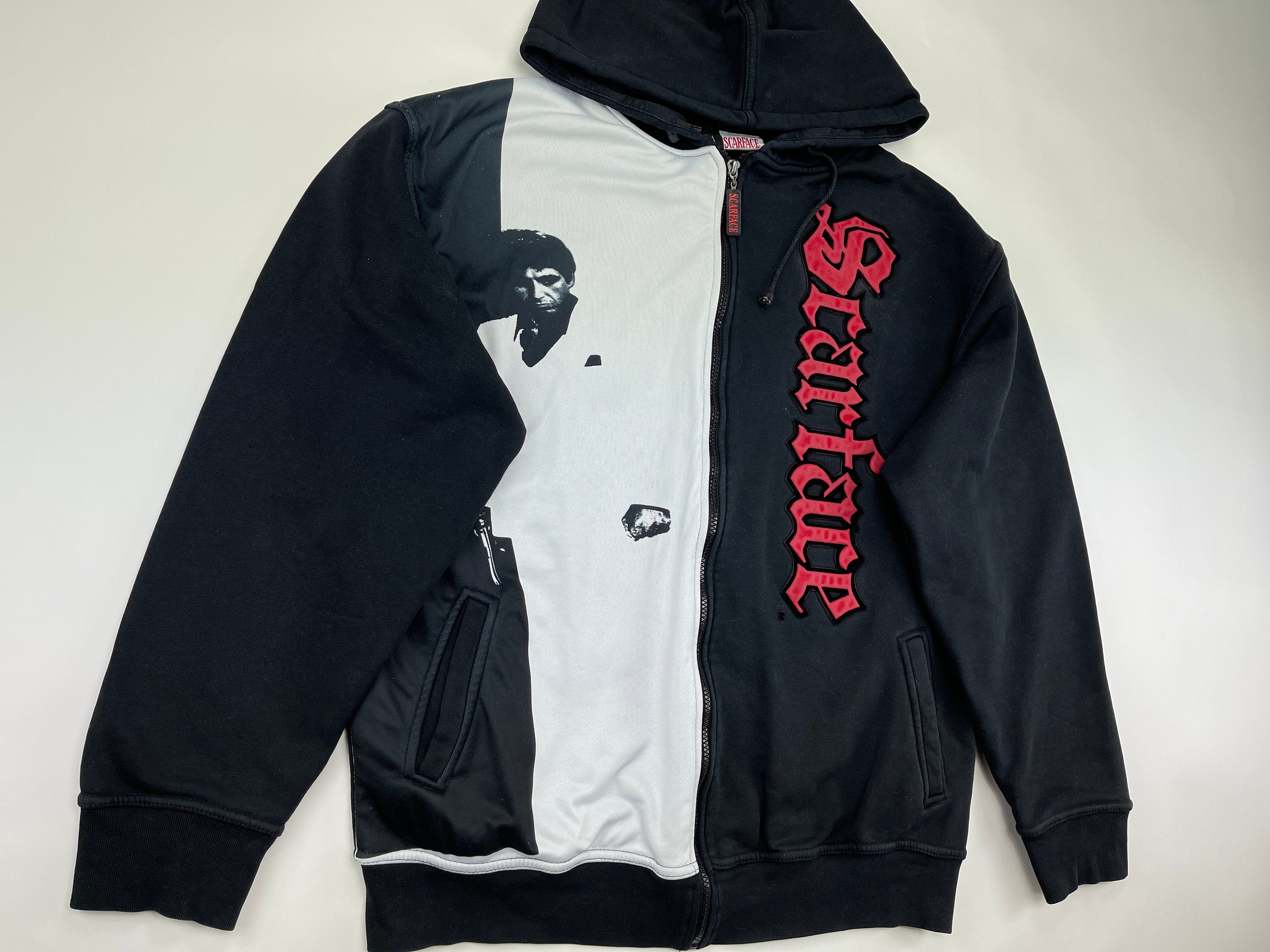 scarface hoodie black