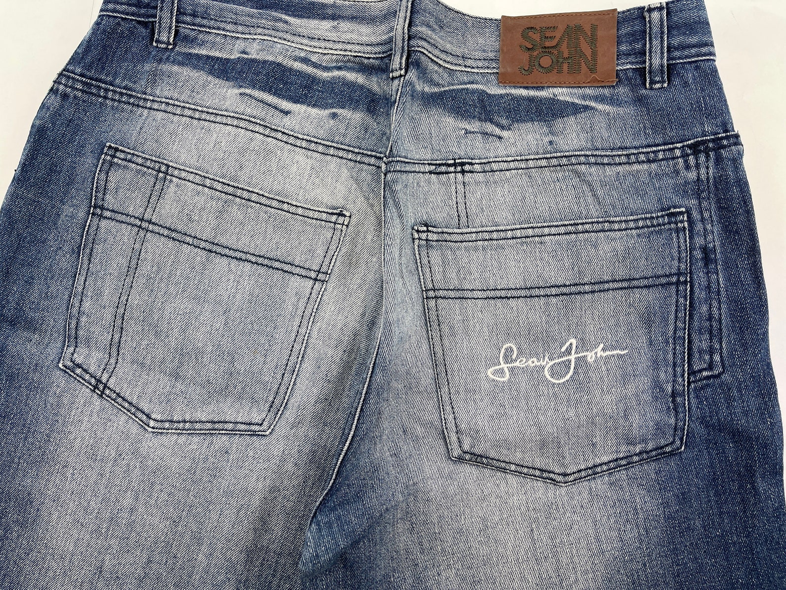 Sean John Jeans Blue Vintage Baggy Pants 90s Hip Hop - Etsy