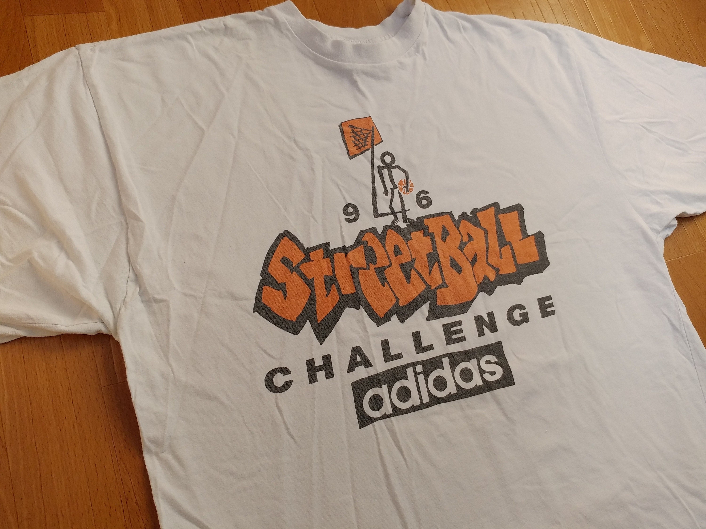 Masaje Persuasivo Telemacos Adidas Streetball Challenge T-shirt 1996 Vintage Hip Hop 90s - Etsy Denmark