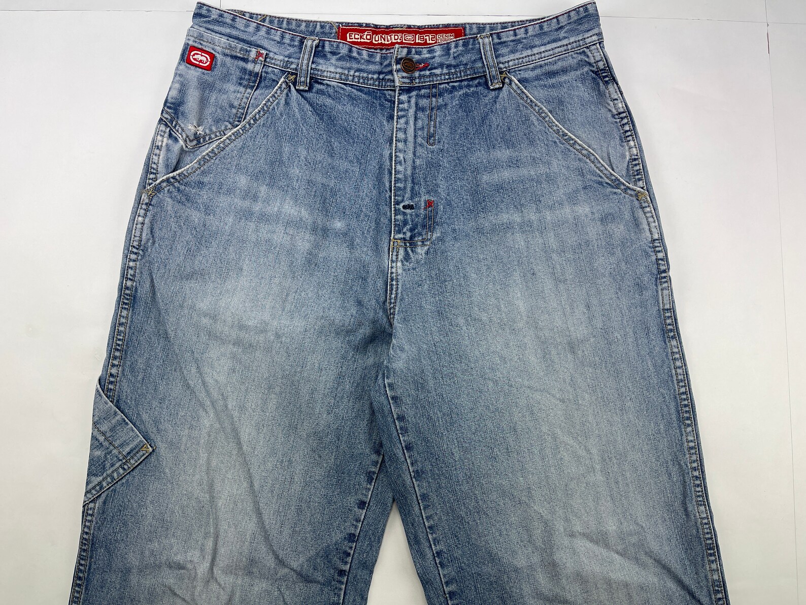 Ecko Unltd jeans blue vintage baggy pants 90s hip hop | Etsy