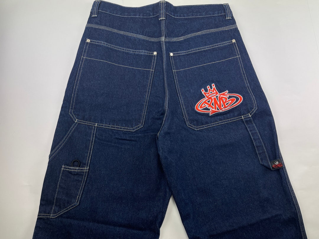 PNB Nation Jeans Blue Vintage Baggy Jeans 90s Hip Hop - Etsy