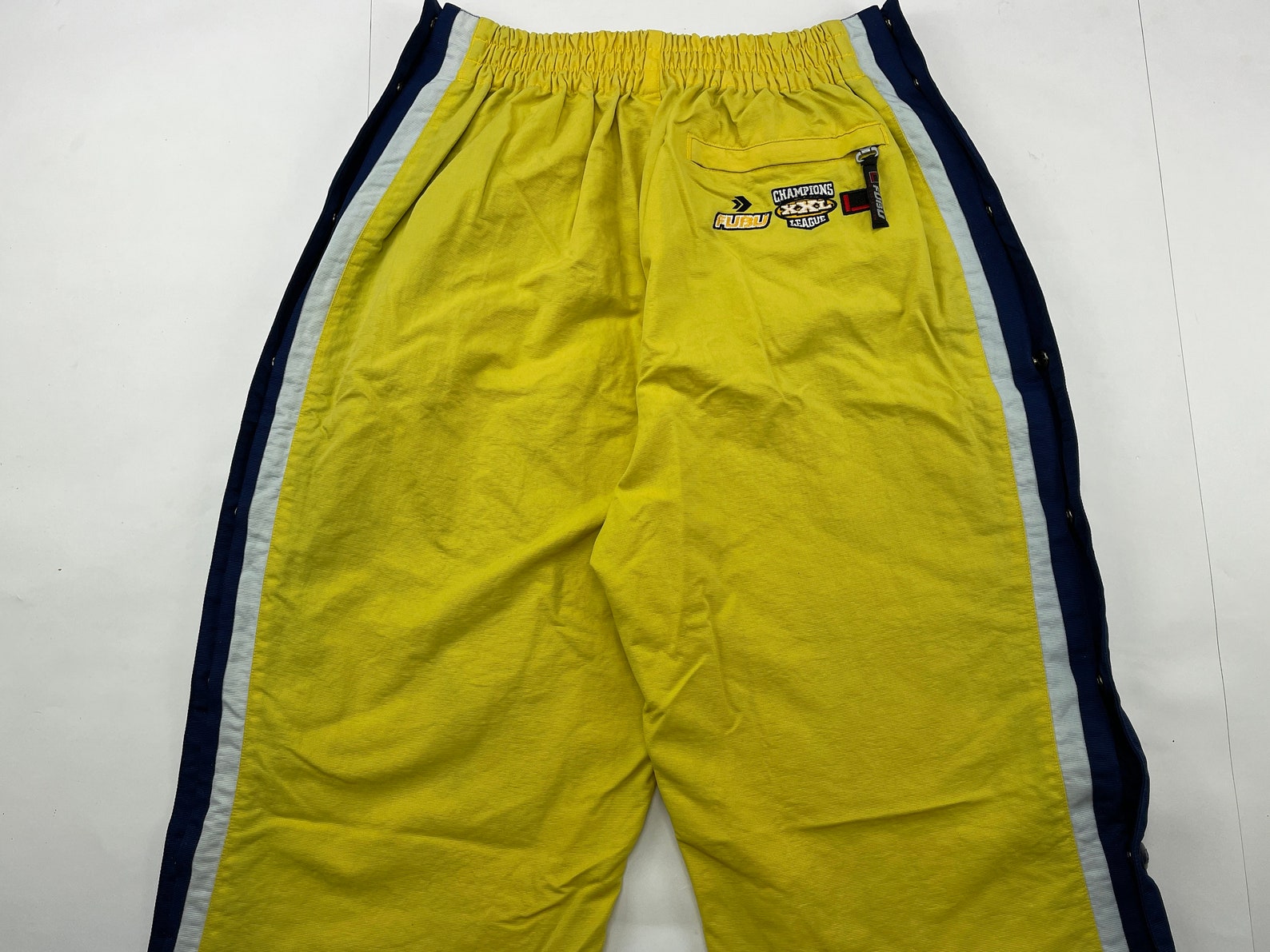 Fubu pants yellow baggy Kani tracksuit pants loose 90s hip Etsy