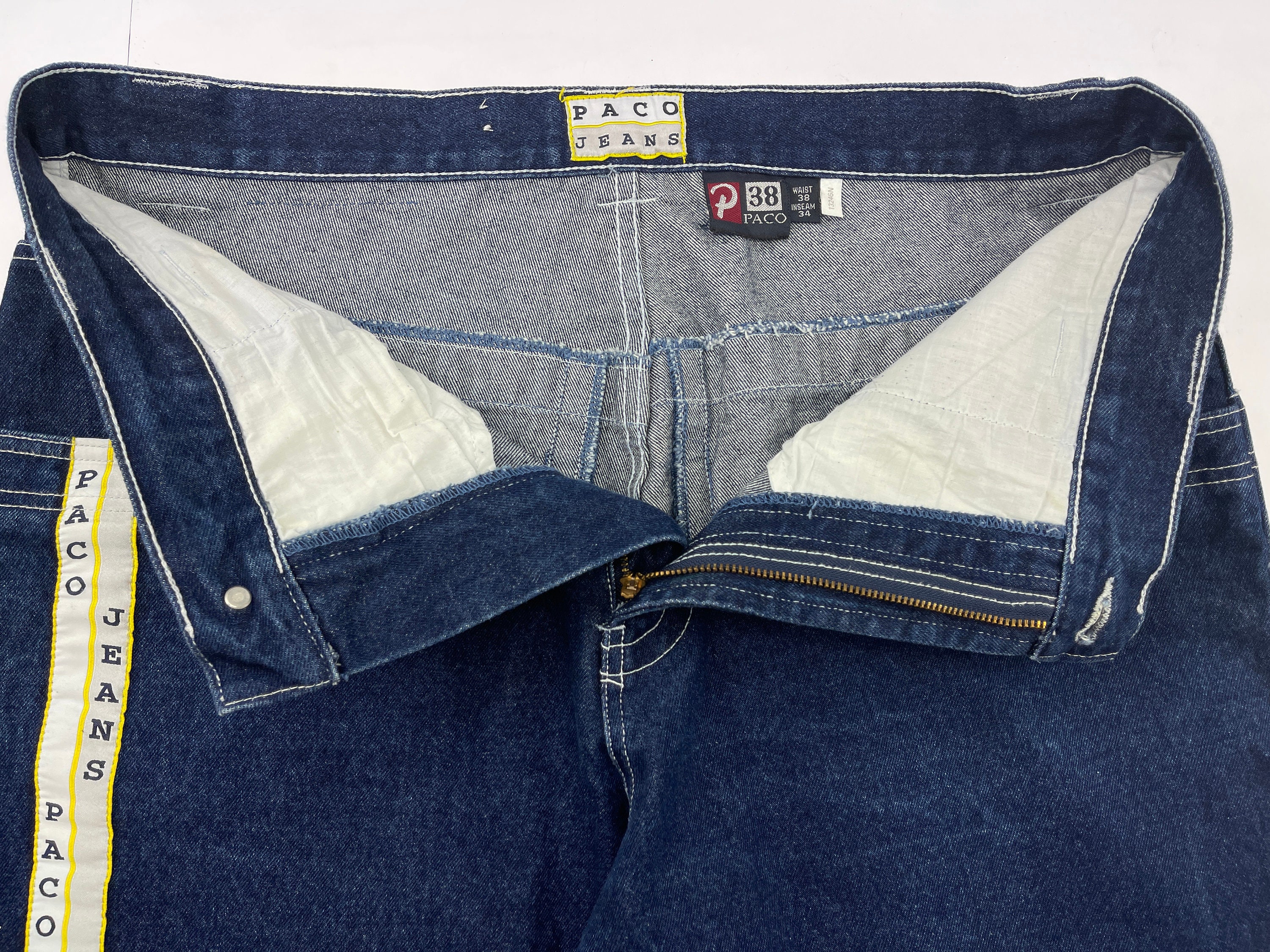 Paco Jeans Blue Paco Sport Vintage Baggy Pants 90s Hip Hop - Etsy