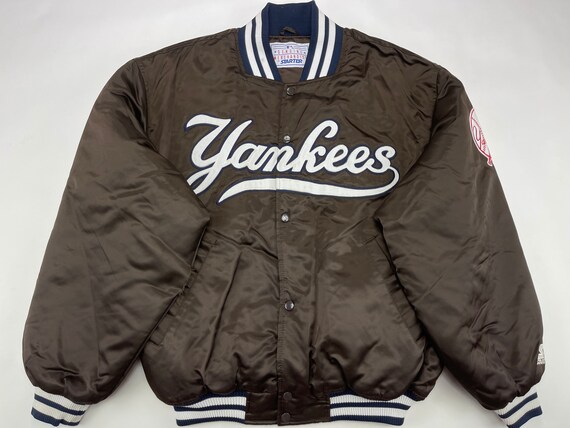 STARTER New York Yankees jacket brown vintage baseball - Etsy 日本