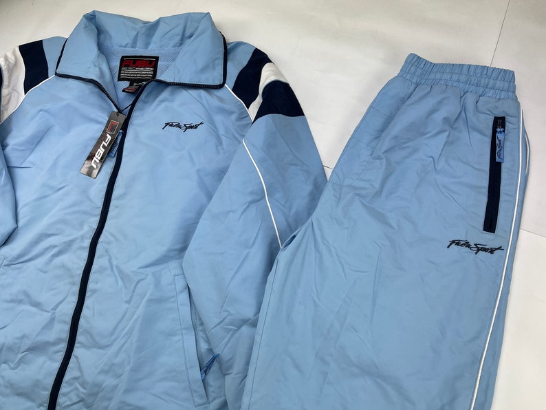 FUBU Tracksuit 1990s Baggy Track Suit Jacket and Pants Set - Etsy