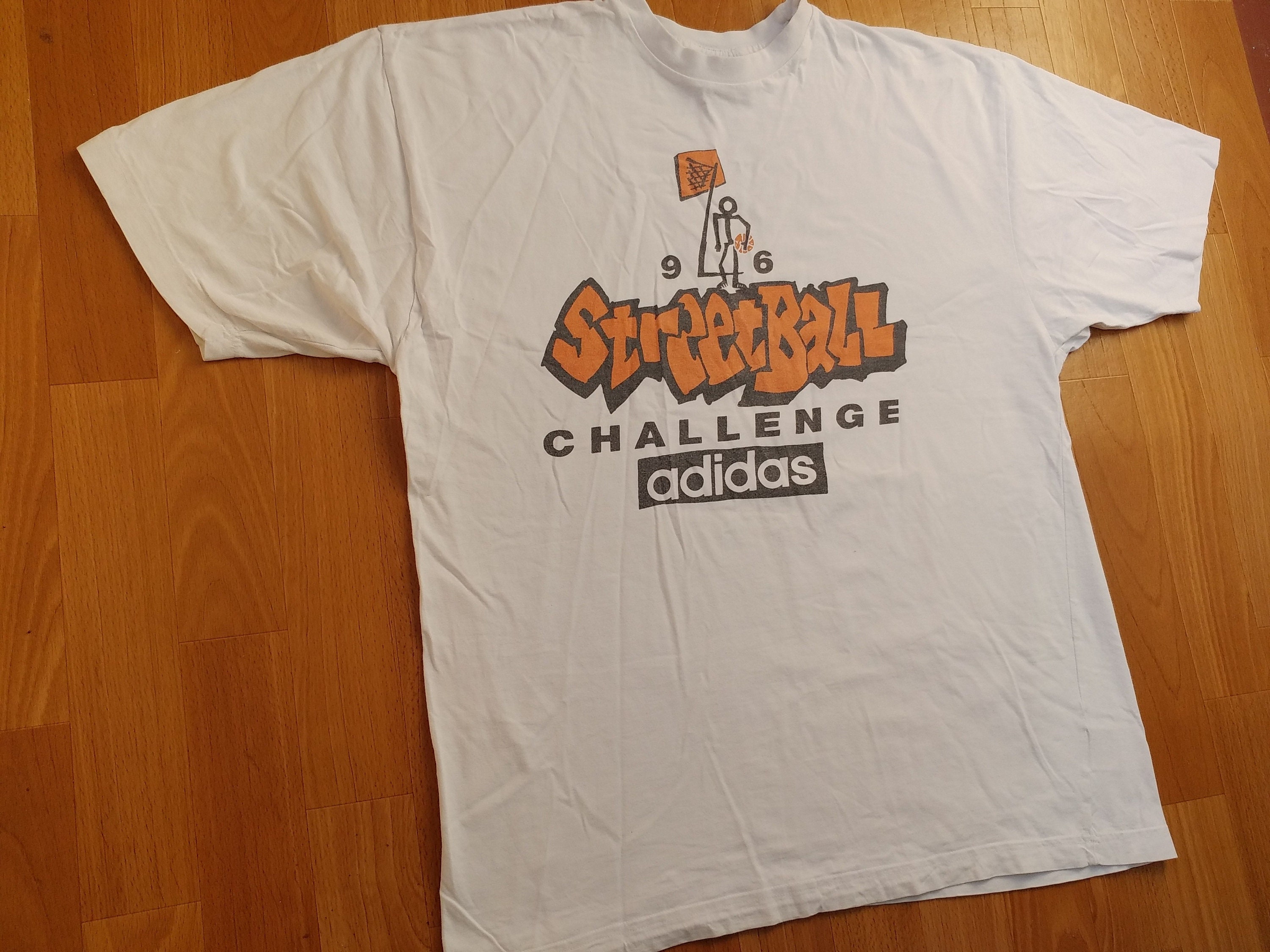 Masaje Persuasivo Telemacos Adidas Streetball Challenge T-shirt 1996 Vintage Hip Hop 90s - Etsy Denmark