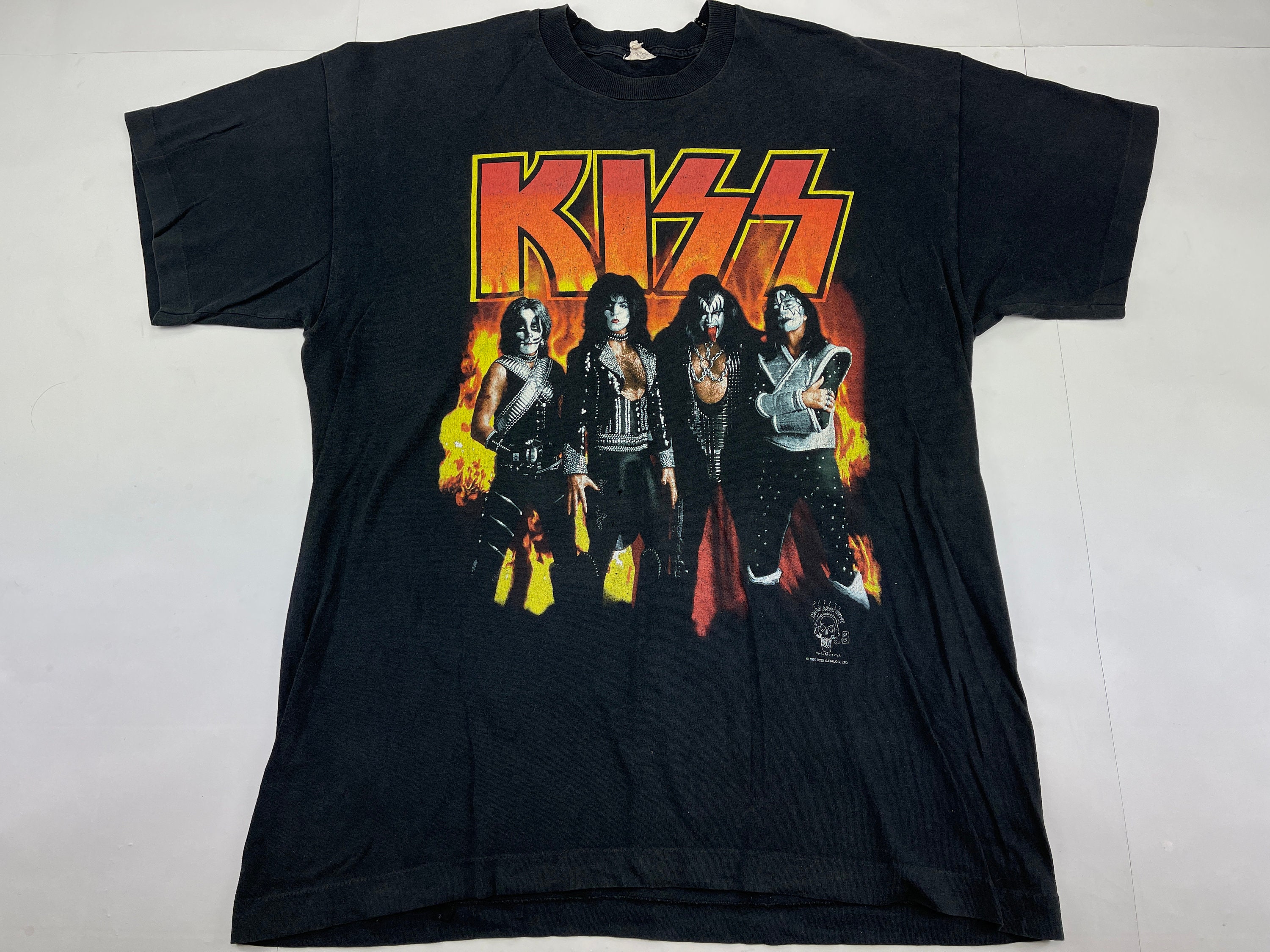 Verwachten omverwerping Blijven Vintage Kiss Band T-shirt 1996/97 Alive Worldwide Tour Shirt - Etsy