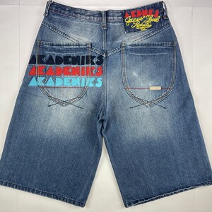 Akademiks Streetwear, Hip Hop, Jeans With Jean Patches 34x30 