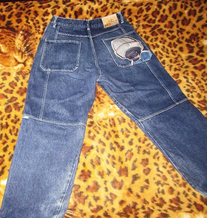 EXCO jeans vintage baggy jeans 90s hip-hop clothing 1990s hip | Etsy