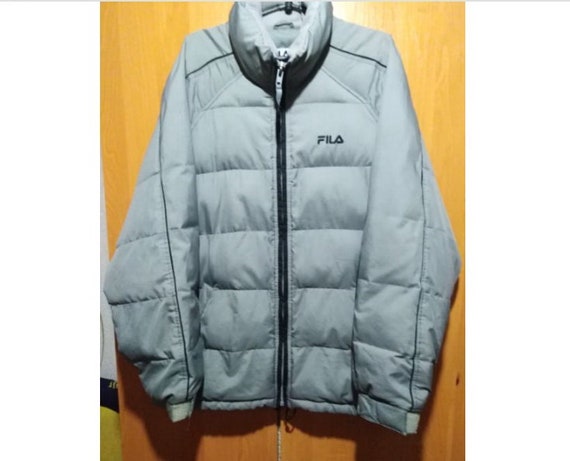 fila black puffer jacket