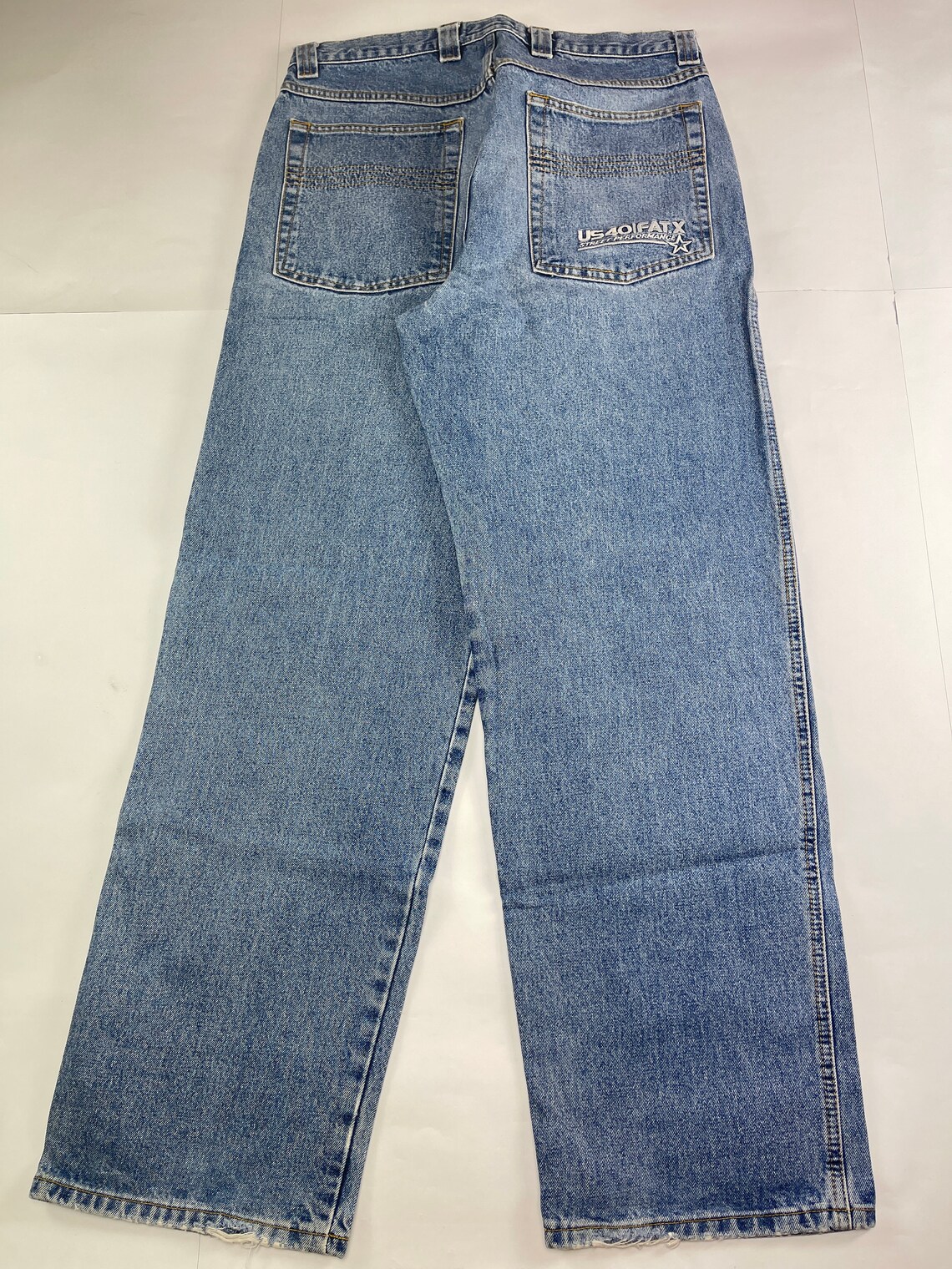 US40 Jeans US Forty Jeans Blue Vintage Baggy Jeans 90s Hip - Etsy