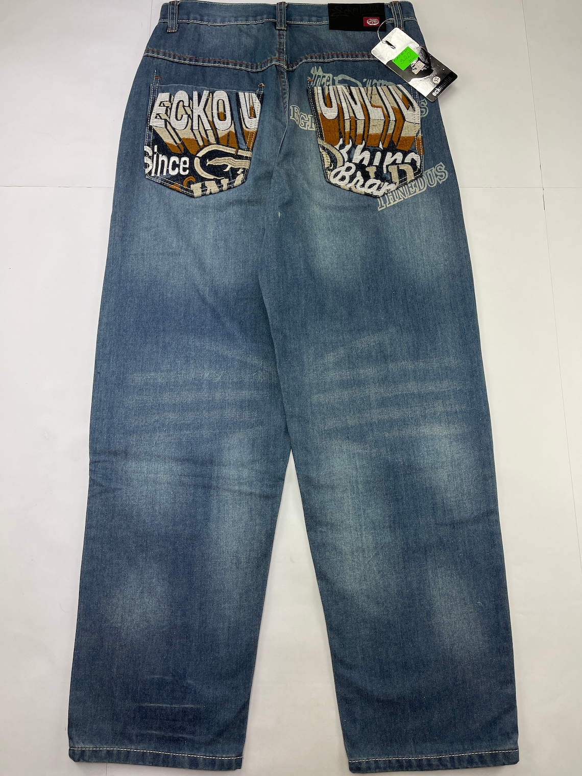 Ecko Unltd jeans blue vintage baggy pants deadstock 90s Etsy