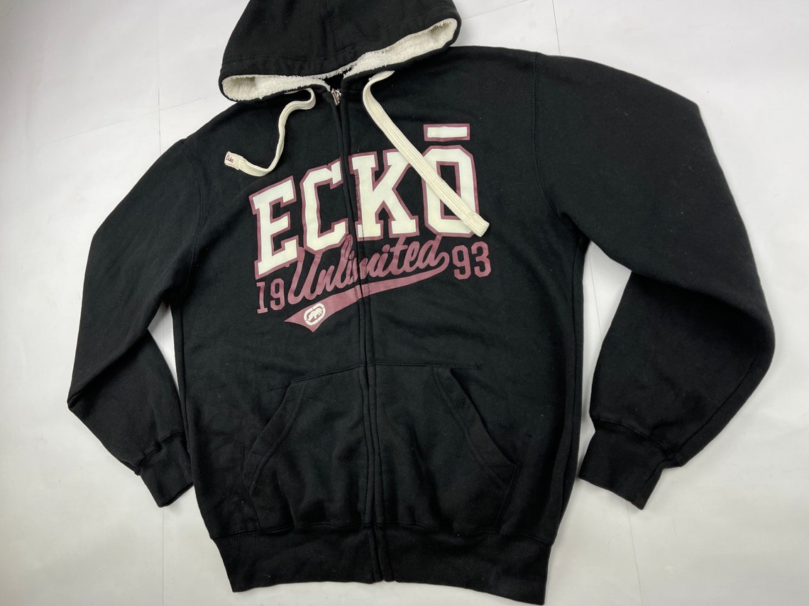 ECKO UNLTD hoodie black vintage hip hop sweatshirt 90s hip | Etsy