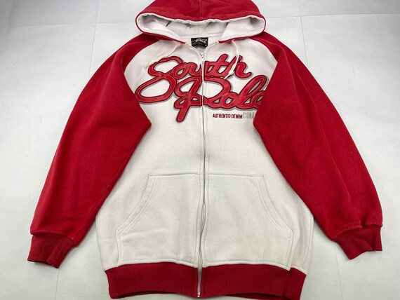 SOUTHPOLE Hoodie White Vintage South 