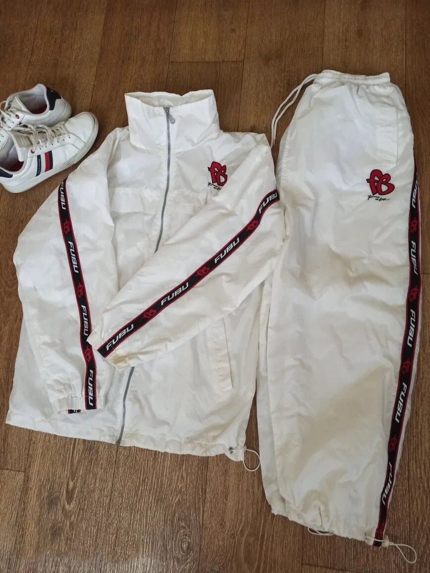 FUBU Tracksuit 1990s Baggy Track Suit Jacket and Pants Set - Etsy UK